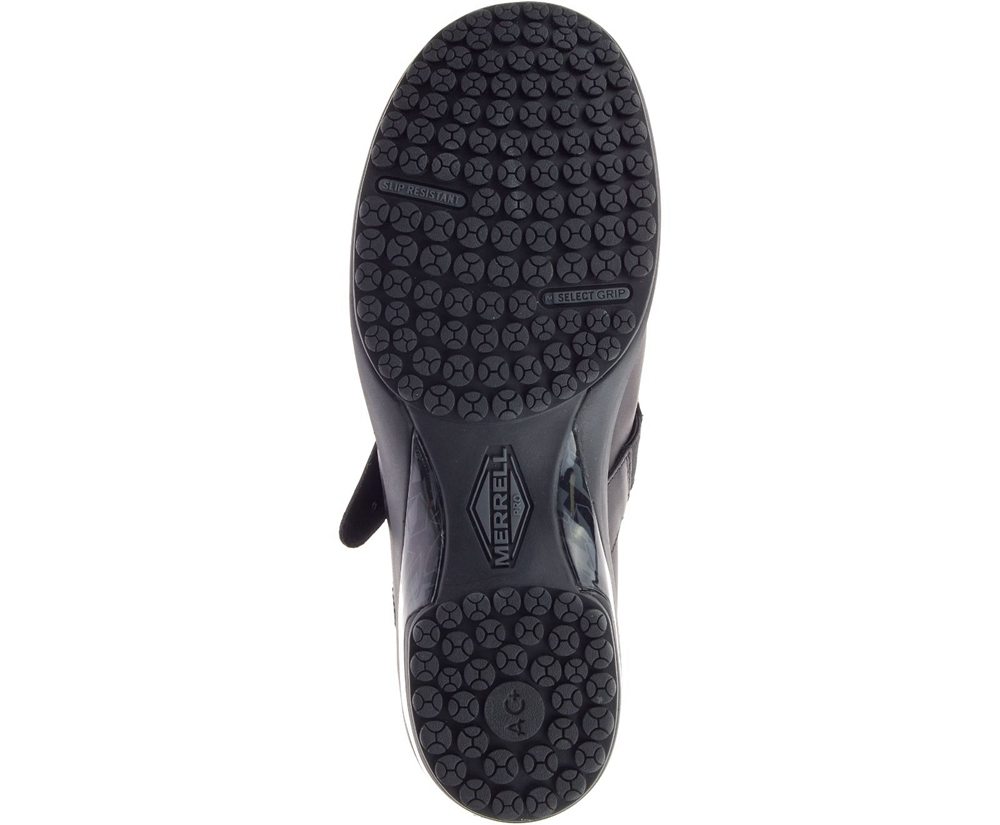 Slip On Senhora - Merrell Valetta Pro Moc Work - Pretas - MPR359180